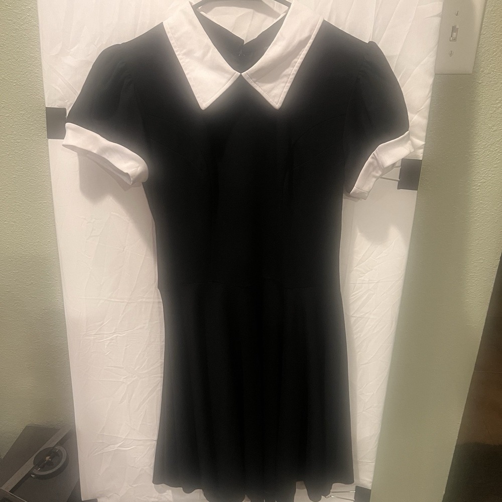 Wednesday Addams Family Gothic Darling Costume Medium/Large Leg Avenue Dark